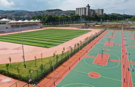 硅pu籃球場